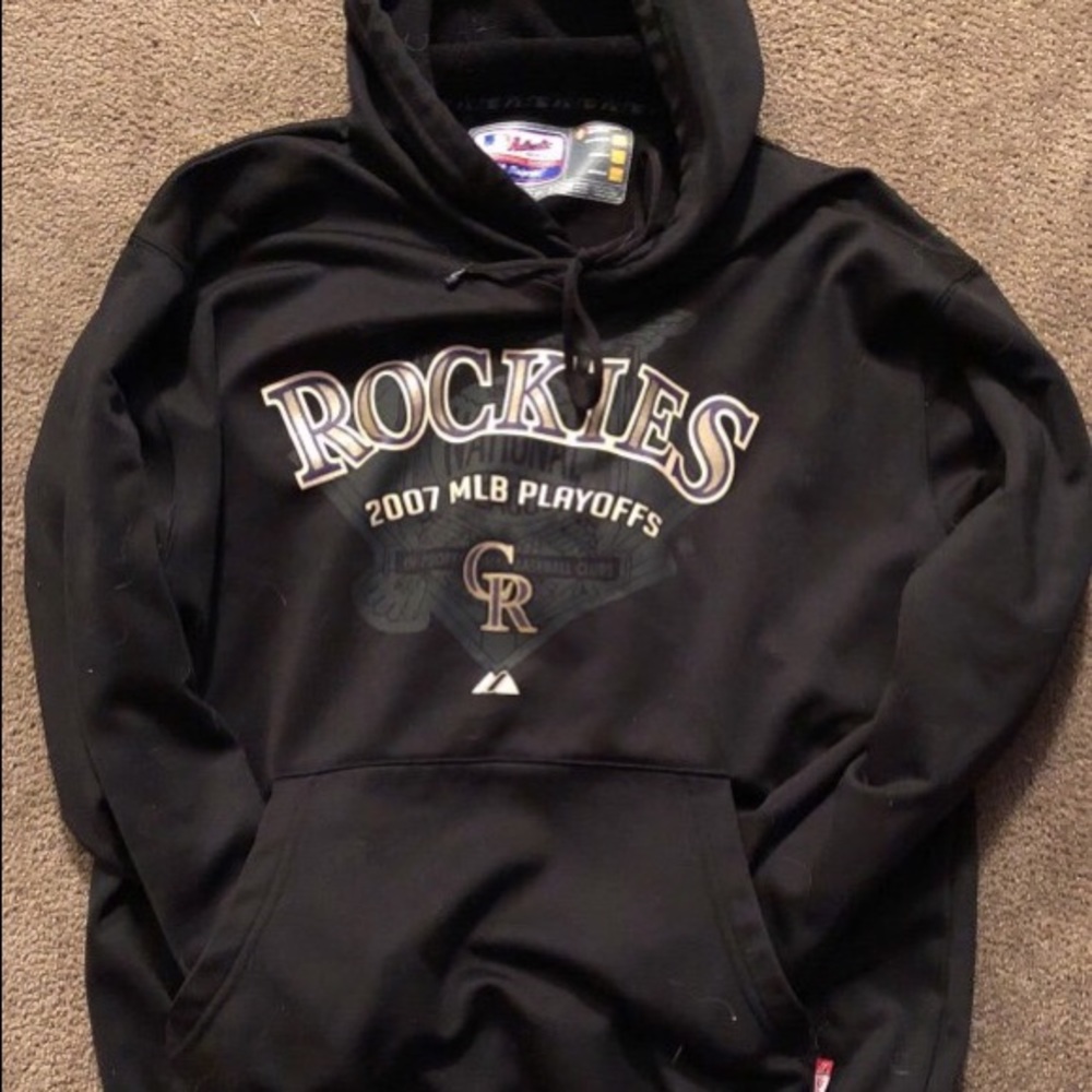 MLB Colorado Rockies Authentic Therma Base Hoodie